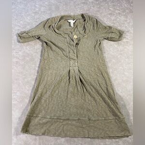 The Territory Ahead Long Short Sleeved Dress Size Small